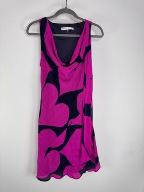 Trina Turk Pink and Black Mini Dress